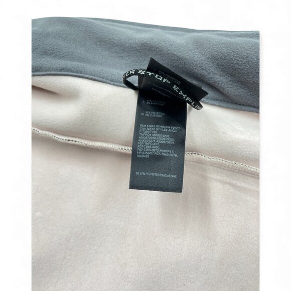 The North Face Apex Soft Shell Fleece Lined Burgundy Zip Jacket Women's Large - Picture 7 of 9